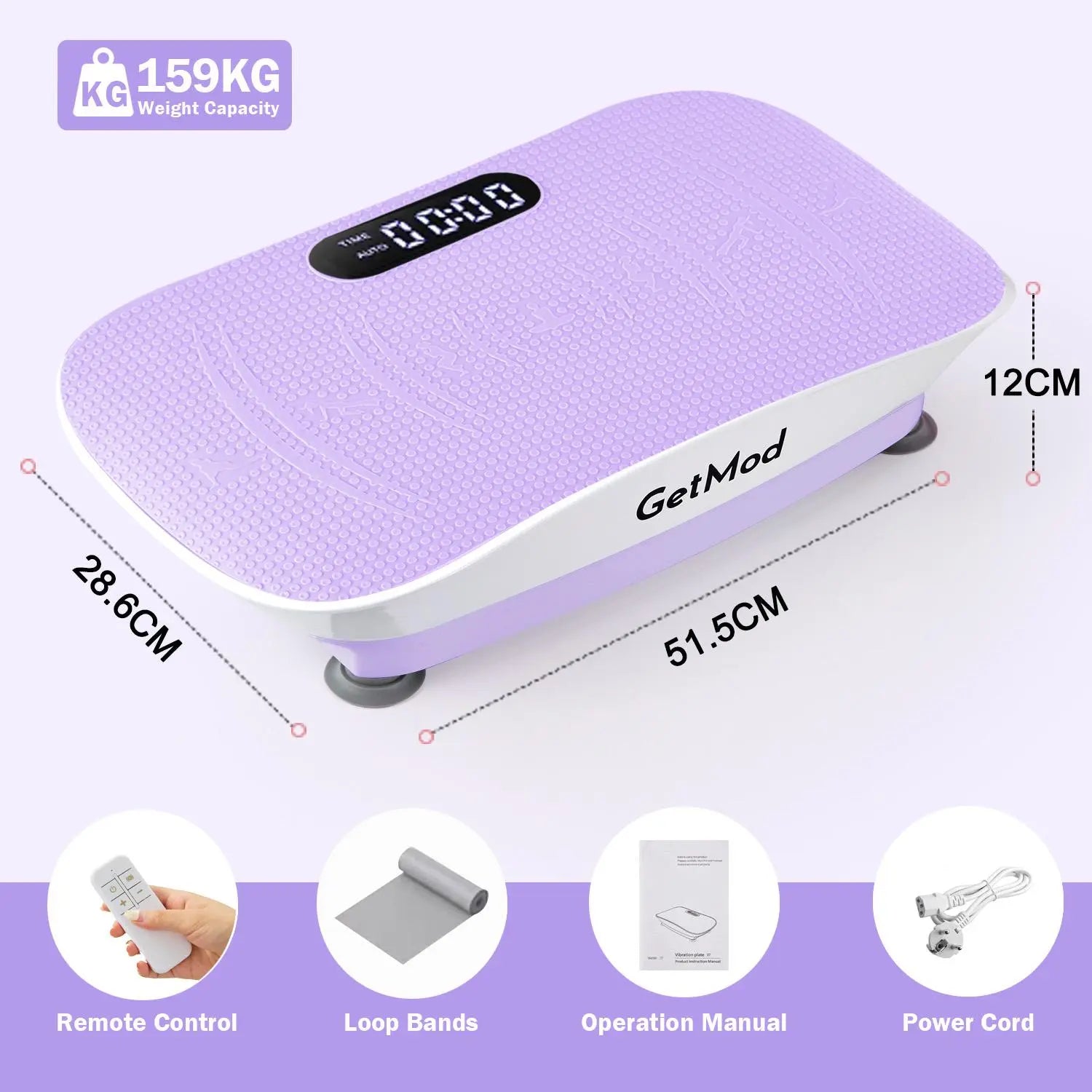 GetMod VibrationPlate Exercise Machine, Whole WorkoutVibration Platform for and Fitness at home gym8