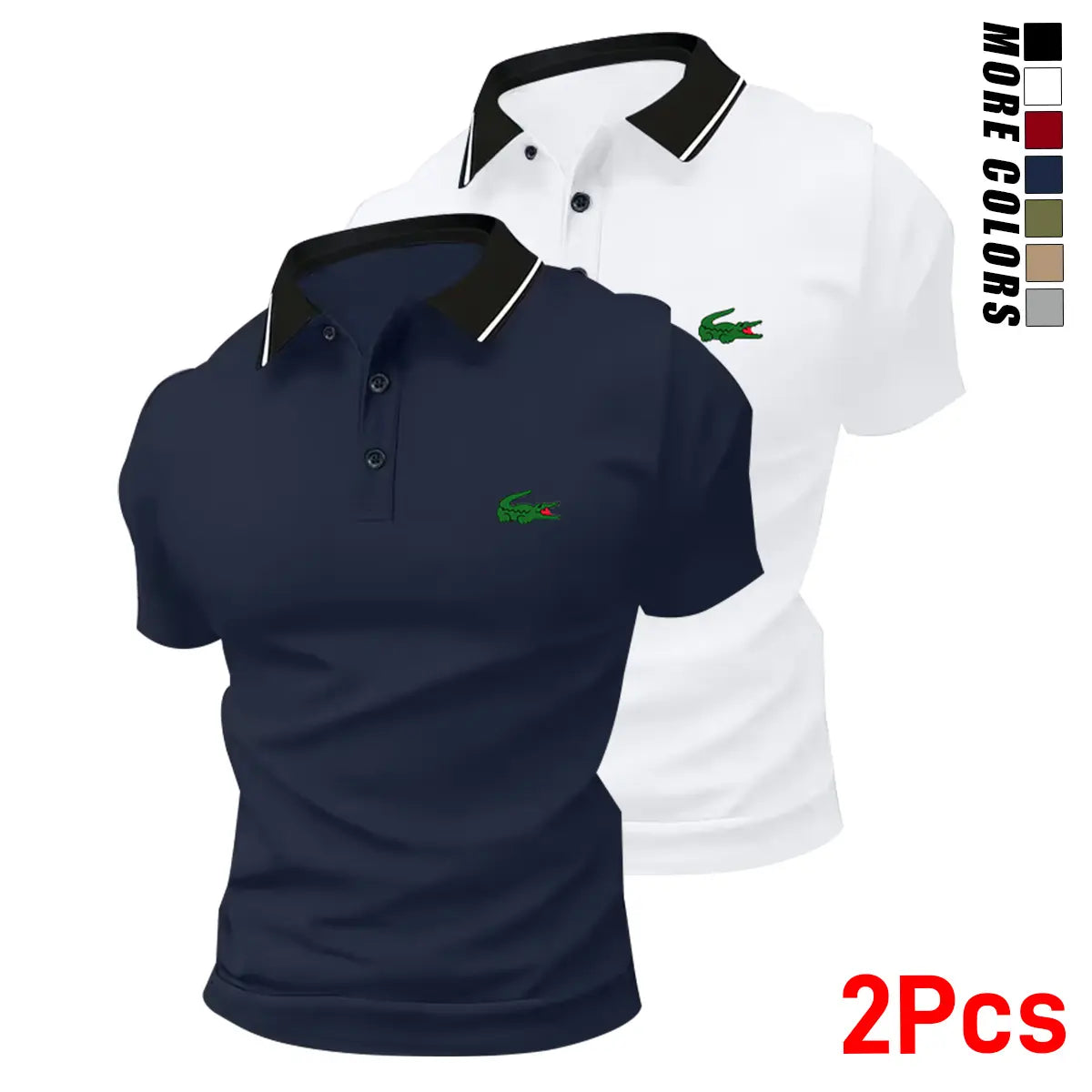 Men's Polo Shirt Set – Stylish Business-Casual Look