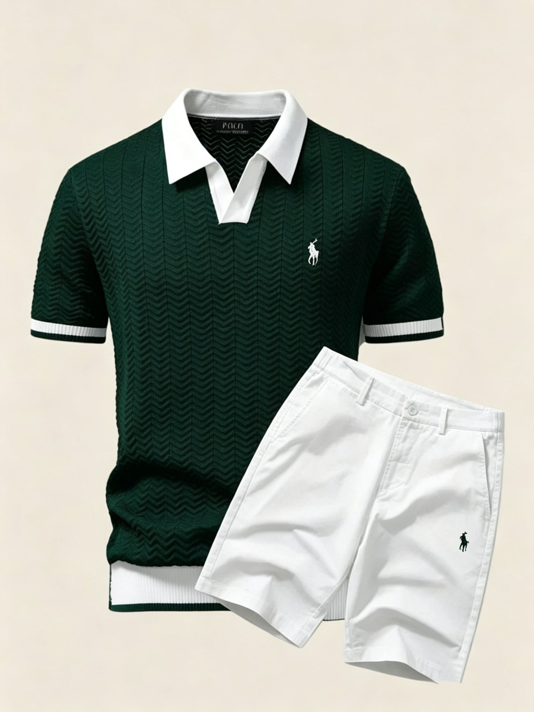 Ralph Lauren Old Money Polo Shirt + Shorts Set