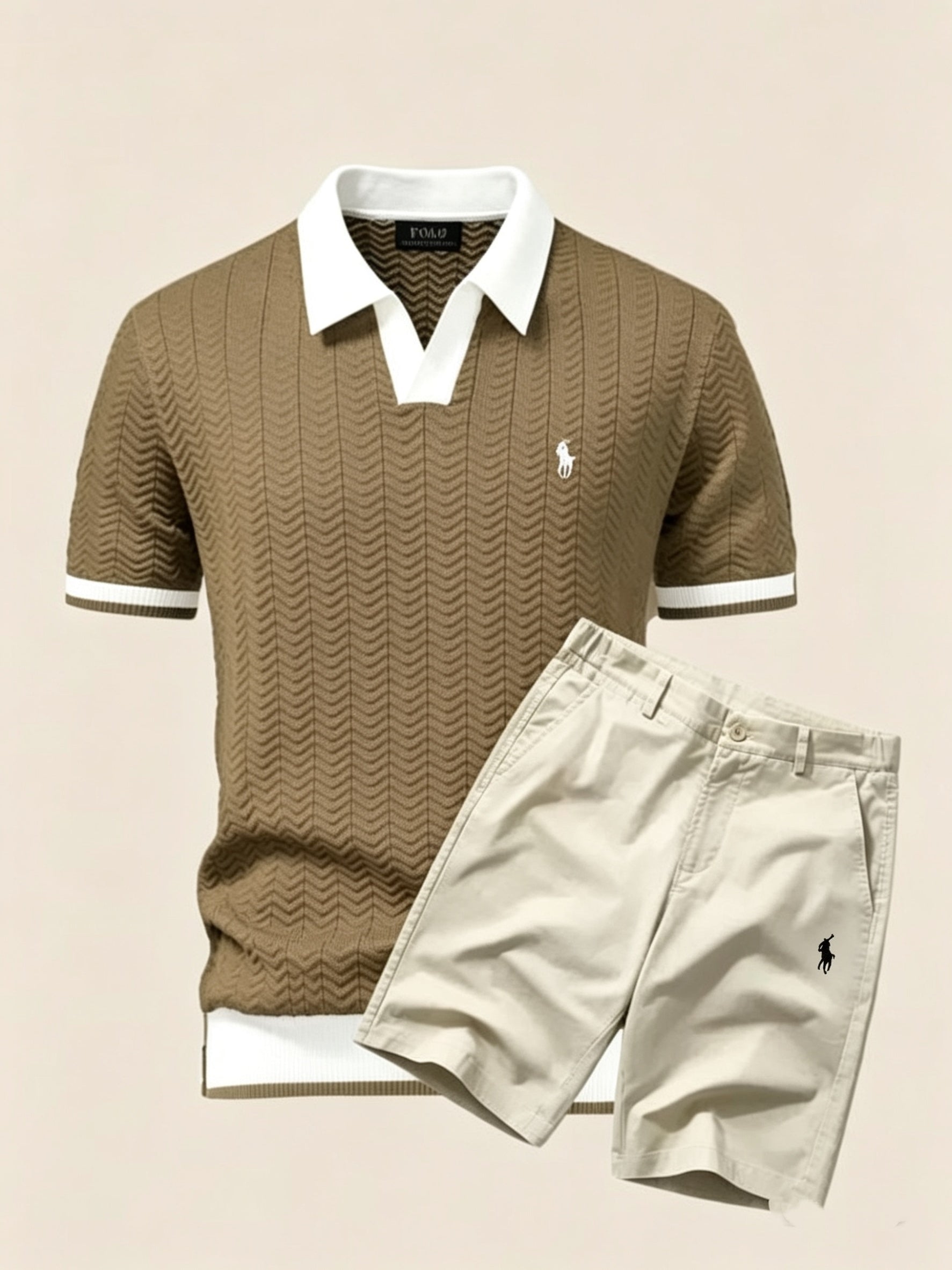 Ralph Lauren Old Money Polo Shirt + Shorts Set