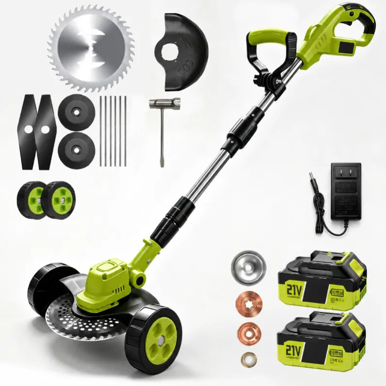 🌱✨ Limited Time 50% OFF✨ 3-in-1 Cordless Lawn Mower | Powerful Grass Trimmer & Edger for Small to Medium Gardens