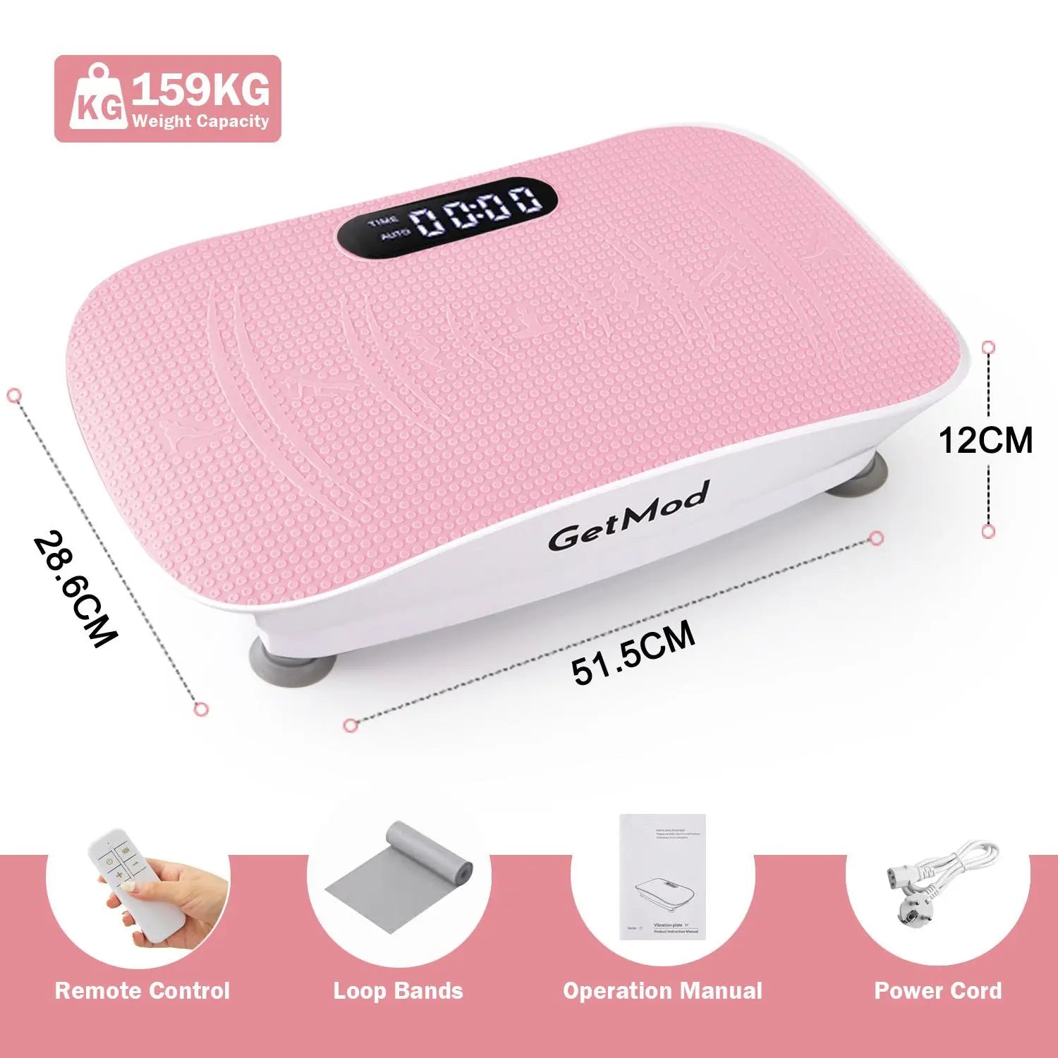 GetMod VibrationPlate Exercise Machine, Whole WorkoutVibration Platform for and Fitness at home gym8