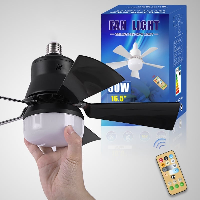 🏆 LETZTER TAG – 49 % RABATT! 🔥40W LED-Deckenventilator mit Licht – 52 cm (20,5“), extrem leise, inkl. Fernbedienung 🎯E27-Fassung + KOSTENLOSER B22-Adapter 🔌Ideal für Schlafzimmer 😴, Küche 👩‍🍳 & Werkstatt 🛠️