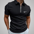 Casual Zip-Neck Polo