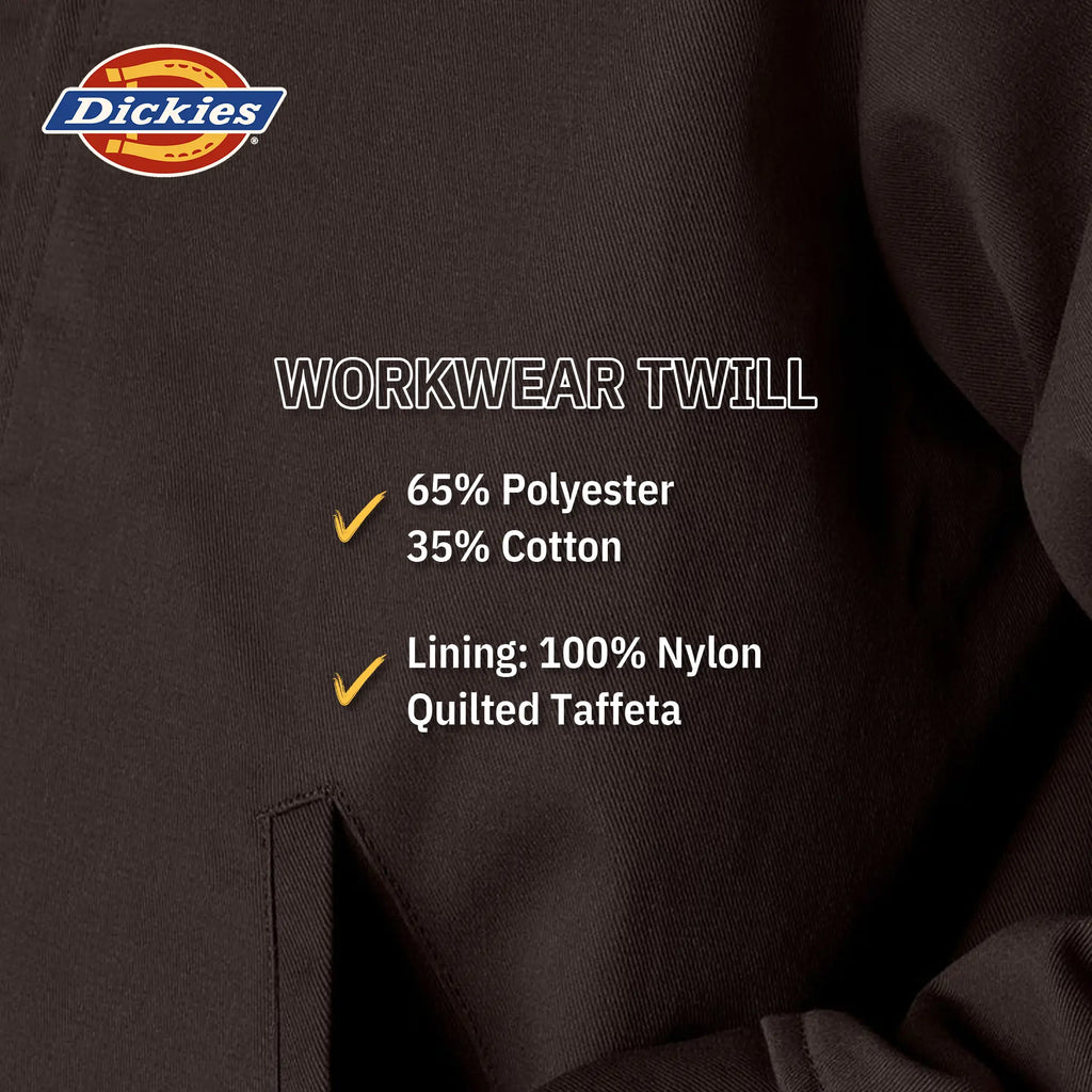 Dickies Insulated Eisenhower Jacket for Men - Lightweight Warmth