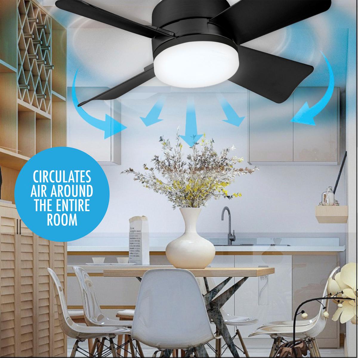 🏆 LETZTER TAG – 49 % RABATT! 🔥40W LED-Deckenventilator mit Licht – 52 cm (20,5“), extrem leise, inkl. Fernbedienung 🎯E27-Fassung + KOSTENLOSER B22-Adapter 🔌Ideal für Schlafzimmer 😴, Küche 👩‍🍳 & Werkstatt 🛠️