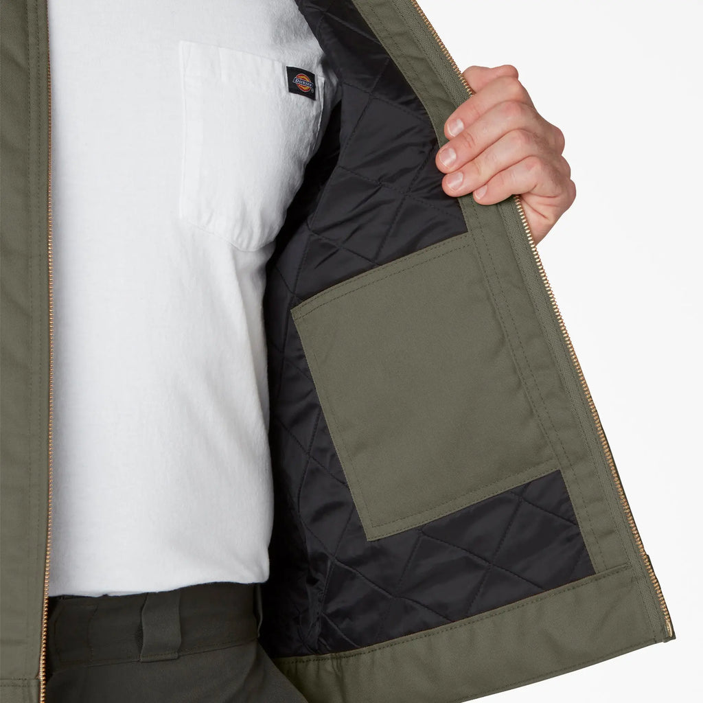 Dickies Insulated Eisenhower Jacket for Men - Lightweight Warmth