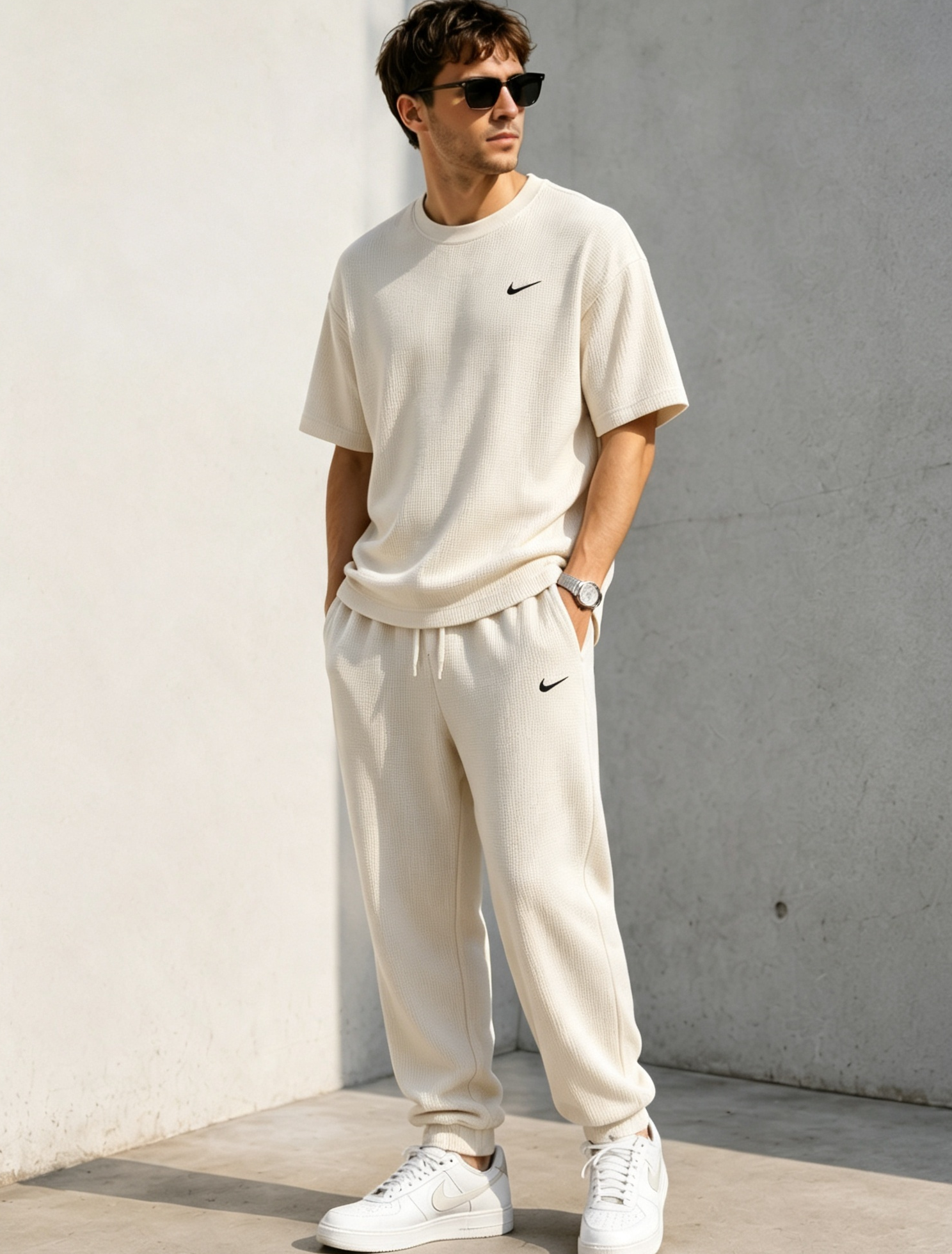 Everyday Quick-Dry Breathable Waffle-Knit Casual Set