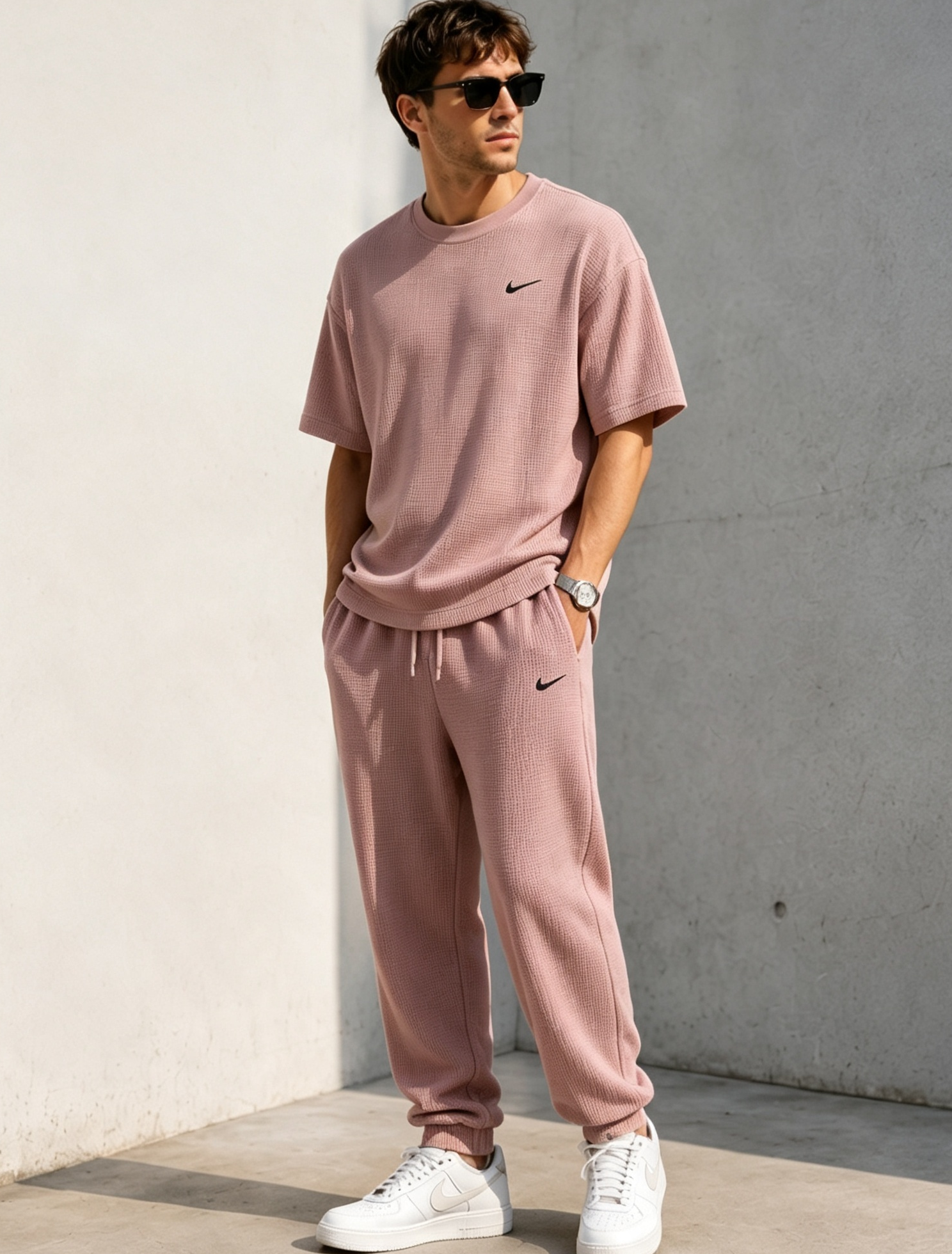 Everyday Quick-Dry Breathable Waffle-Knit Casual Set