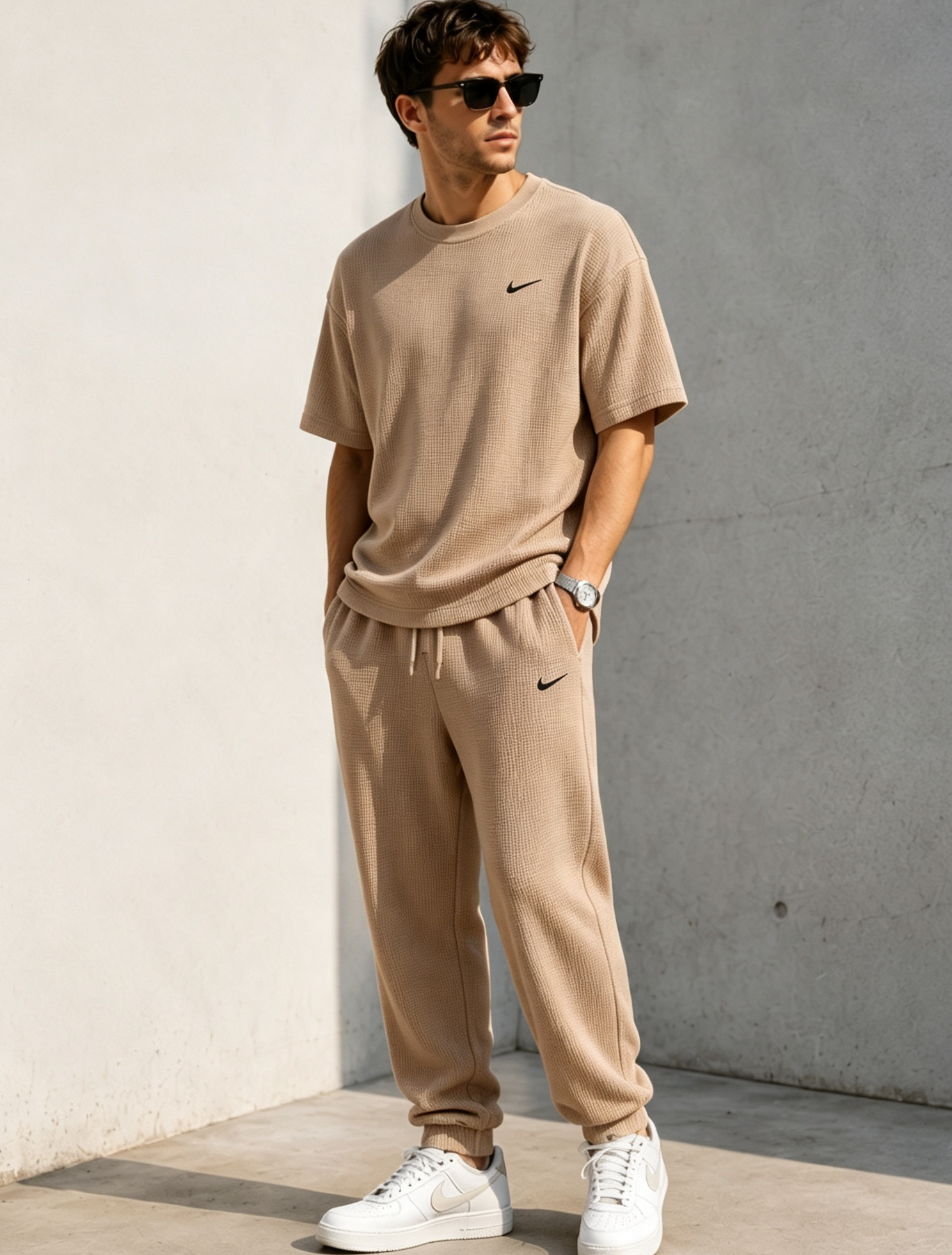 Everyday Quick-Dry Breathable Waffle-Knit Casual Set