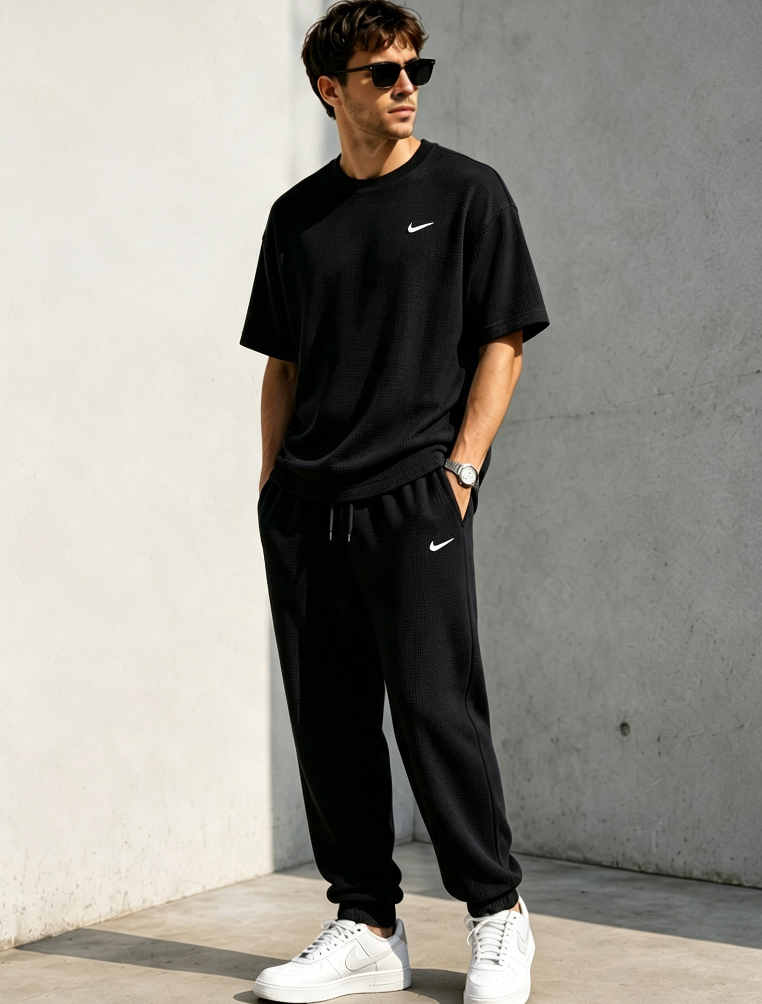 Everyday Quick-Dry Breathable Waffle-Knit Casual Set