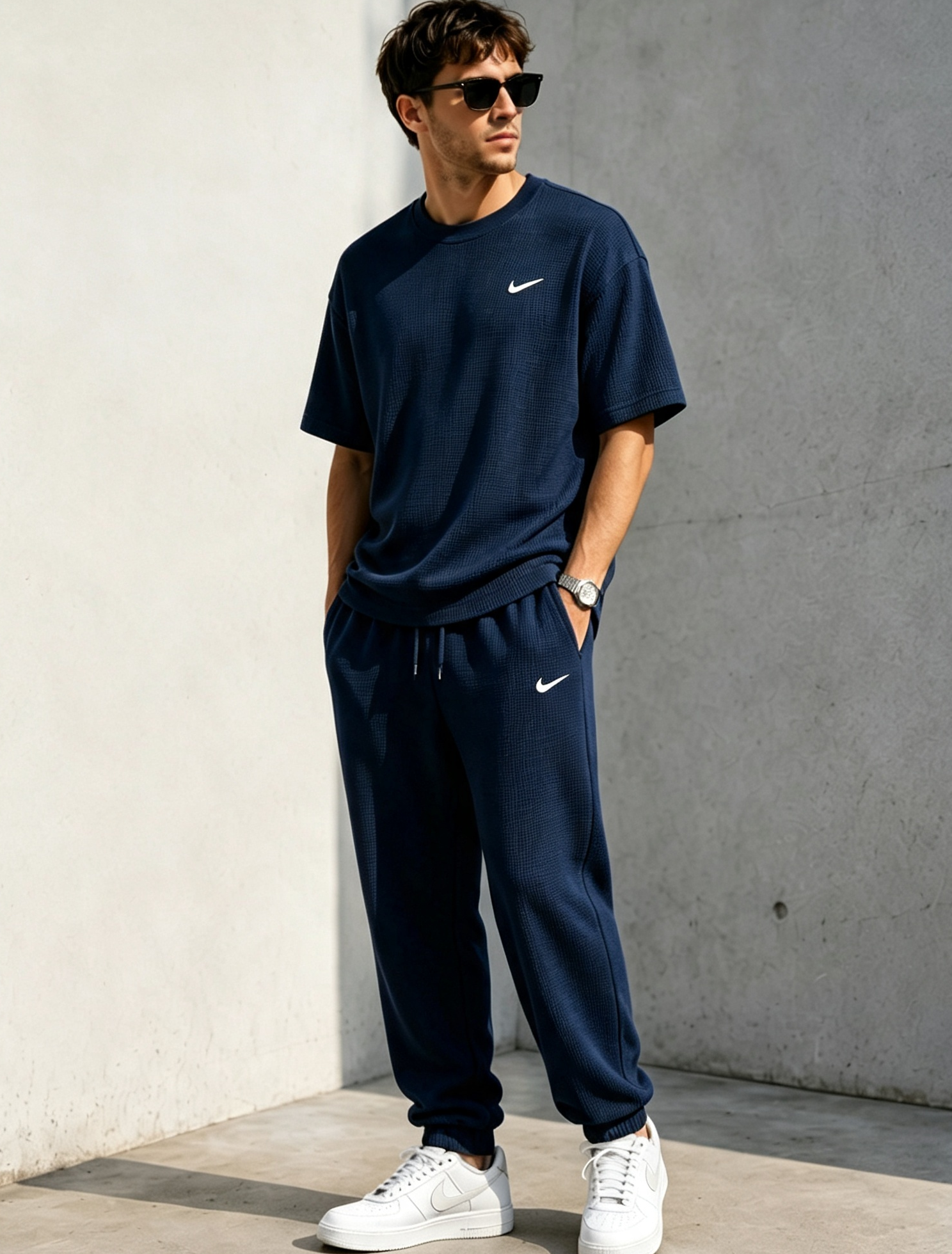Everyday Quick-Dry Breathable Waffle-Knit Casual Set