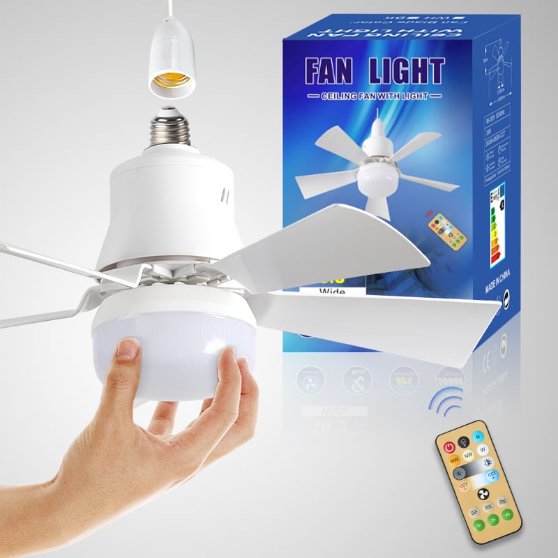 🏆 LETZTER TAG – 49 % RABATT! 🔥40W LED-Deckenventilator mit Licht – 52 cm (20,5“), extrem leise, inkl. Fernbedienung 🎯E27-Fassung + KOSTENLOSER B22-Adapter 🔌Ideal für Schlafzimmer 😴, Küche 👩‍🍳 & Werkstatt 🛠️