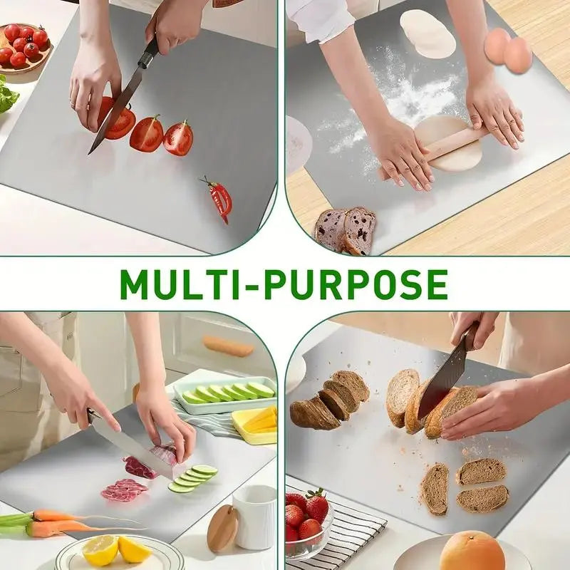 Stainless Steel Double-Sided Cutting Board 304 Non-Stick Kitchenware