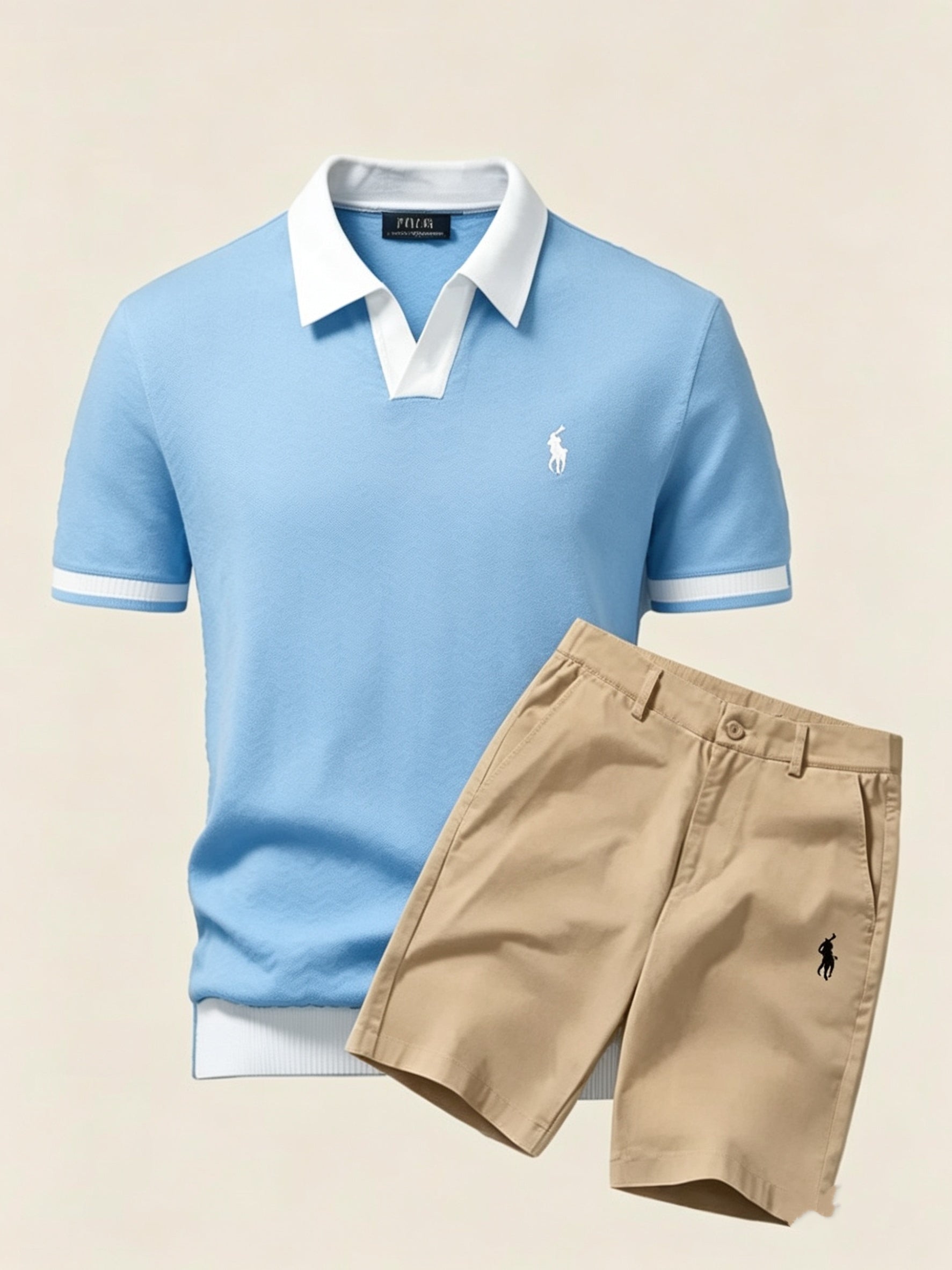 Ralph Lauren Old Money Polo Shirt + Shorts Set