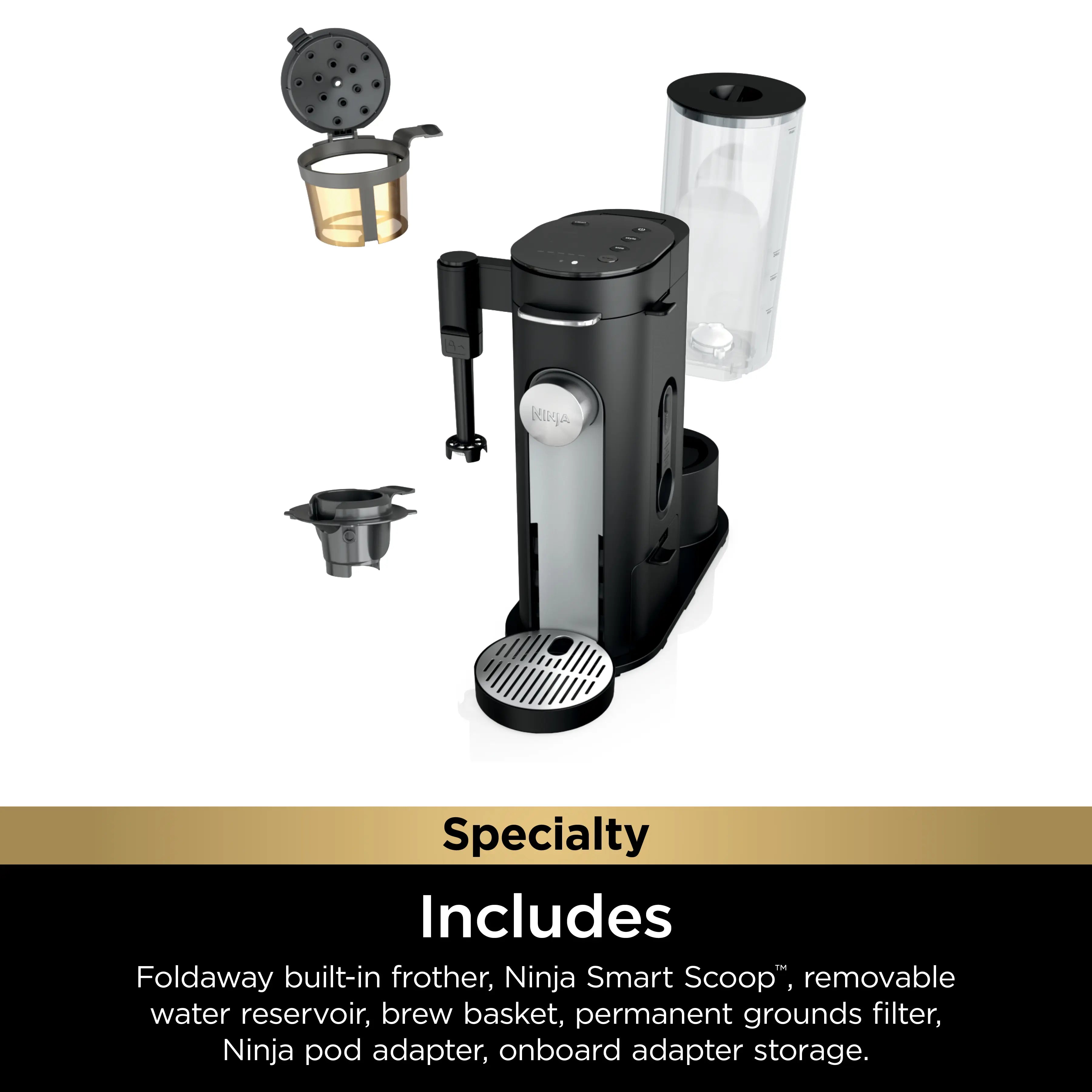 Ninja® Single-Serve Coffee Maker - Brew Pods & Grounds