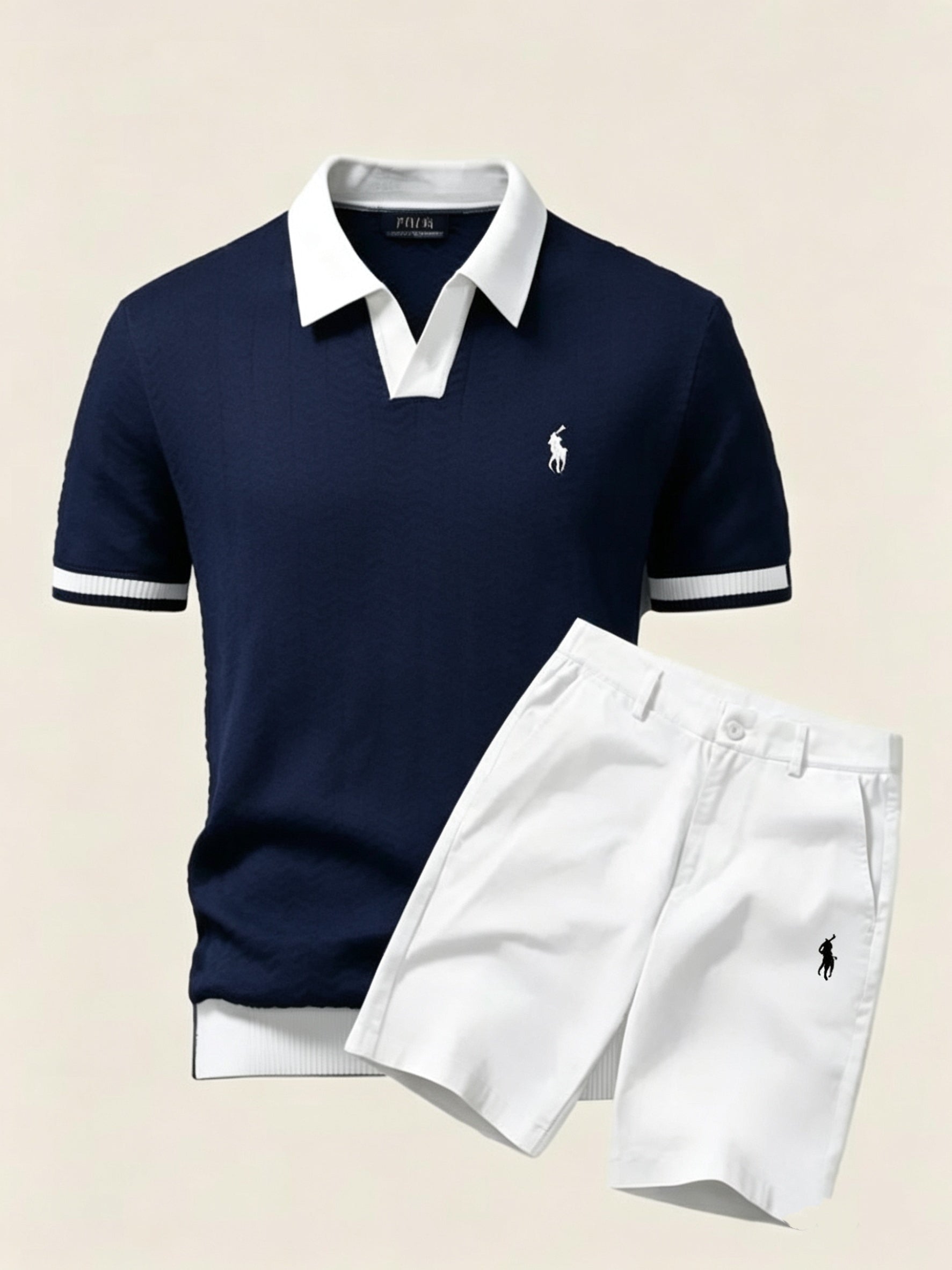 Ralph Lauren Old Money Polo Shirt + Shorts Set