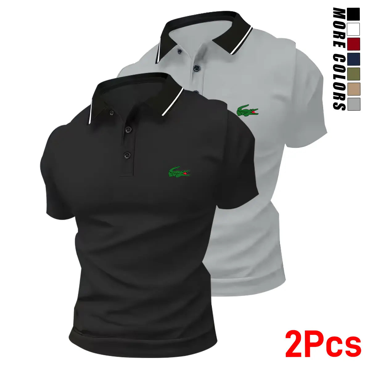 Men's Polo Shirt Set – Stylish Business-Casual Look