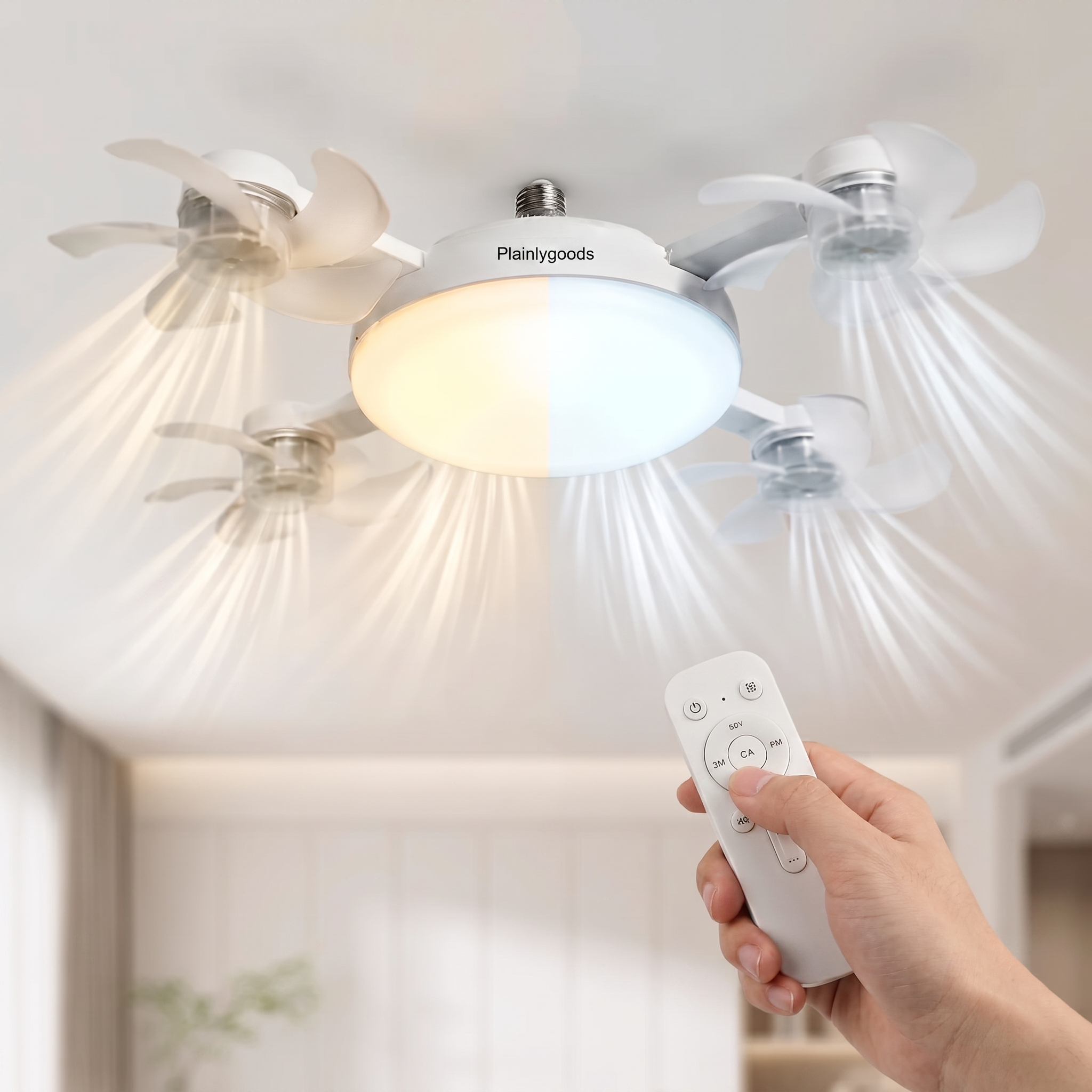 GlowBreeze Ceiling Light Fan