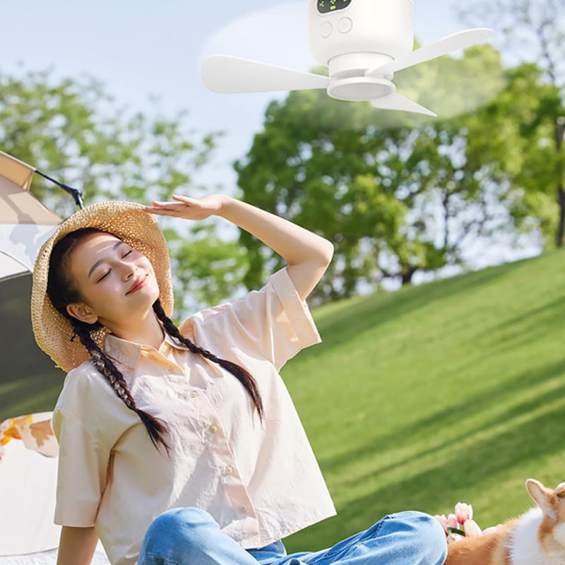 ⏰ Zeitlich begrenztes Angebot: 50% RABATT auf wiederaufladbaren Deckenventilator mit LED! 🌬️✨