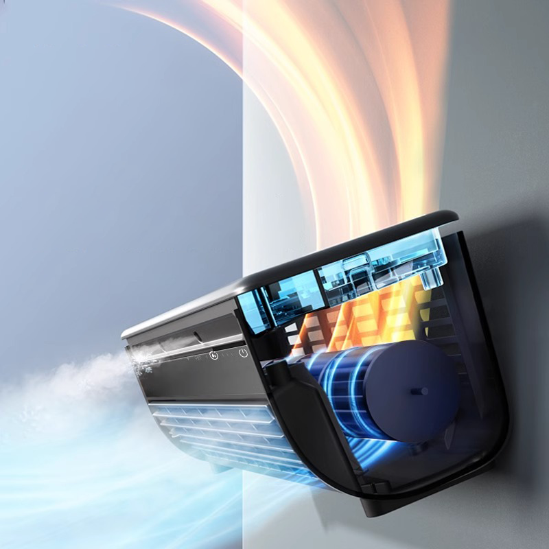 ✅ Zeitlich begrenztes Angebot – auch perfekt für die Küche! 🧼🍳Universelle Mini-Klimaanlage mit Eisnebel für Tisch und Wandmontage