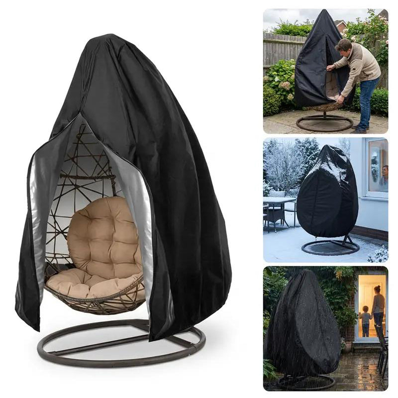 🔥Heavy Duty Waterproof Hanging Egg Chair Cover-Nie wieder muss man sich Sorgen machen, dass die Sitze nass werden
