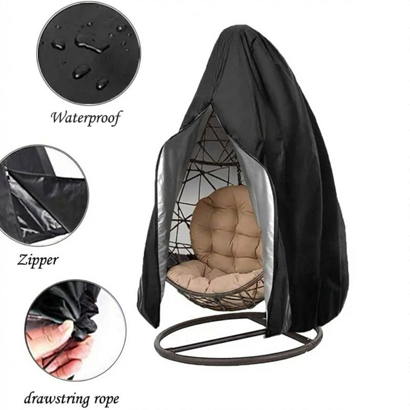 🔥Heavy Duty Waterproof Hanging Egg Chair Cover-Nie wieder muss man sich Sorgen machen, dass die Sitze nass werden