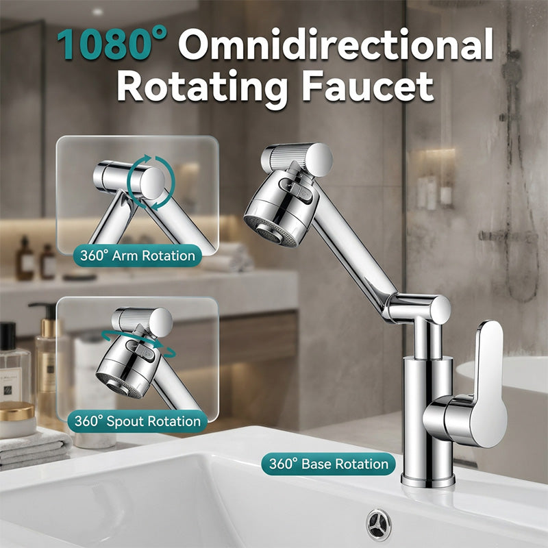 Mechanischer Armaturenkopf, um 360° drehbar